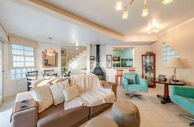 Casa em condomínio fechado com 3 quartos à venda na rua padre joão batista reus, 1276, vila conceição, porto alegre, 179 m2 por r$ 800.000