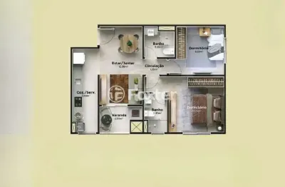 Apartamento com 2 quartos à venda na rua doutor campos velho, 1850, cristal, porto alegre, 57 m2 por r$ 532.000