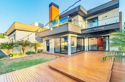 Casa em condomínio fechado com 3 quartos à venda na rua adolfo inácio de barcelos, 1490, centro, gravataí, 265 m2 por r$ 2.490.500