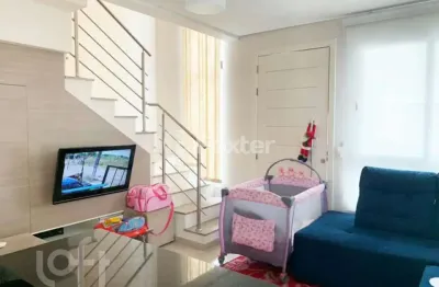 Casa em condomínio fechado com 2 quartos à venda na rua capistrano de abreu, 1772, niterói, canoas, 90 m2 por r$ 335.000
