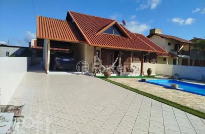 Casa com 4 quartos à venda na avenida astrogildo quadros, 3164, pinheira, palhoça, 160 m2 por r$ 869.000