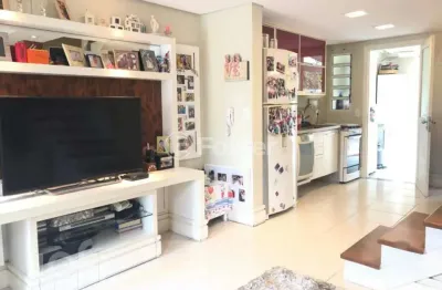 Casa em condomínio fechado com 3 quartos à venda na avenida santos ferreira, 1180, marechal rondon, canoas, 78 m2 por r$ 450.000