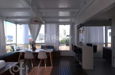 Cobertura com 2 quartos à venda na rua santos saraiva, 1546, capoeiras, florianópolis, 152 m2 por r$ 1.580.000