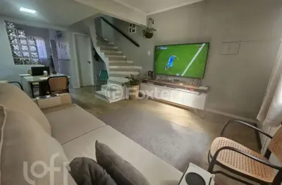 Casa em condomínio fechado com 2 quartos à venda na rua treze de maio, 630, rio branco, canoas, 103 m2 por r$ 331.000