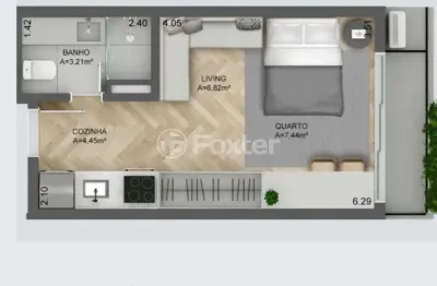 Kitnet / stúdio à venda na rua da república, 274, cidade baixa, porto alegre, 27 m2 por r$ 425.000