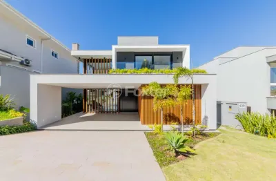 Casa em condomínio fechado com 3 quartos à venda na estrada das três meninas, 2001, vila nova, porto alegre, 299 m2 por r$ 2.950.000