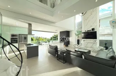 Casa em condomínio fechado com 3 quartos à venda na estrada das três meninas, 1501, vila nova, porto alegre, 309 m2 por r$ 2.495.000