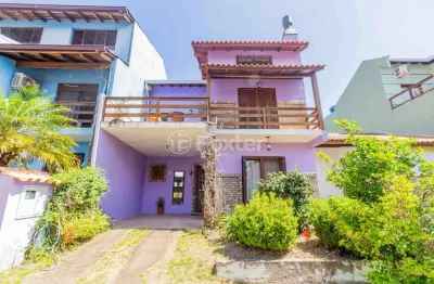 Casa em condomínio fechado com 2 quartos à venda na rua ponciano pacheco da silveira, 172, guarujá, porto alegre, 166 m2 por r$ 440.000