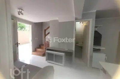 Casa em condomínio fechado com 3 quartos à venda na avenida pinheiro borda, 625, cristal, porto alegre, 78 m2 por r$ 329.000