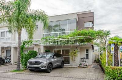 Casa em condomínio fechado com 3 quartos à venda na estrada joão salomoni, 500, vila nova, porto alegre, 157 m2 por r$ 1.400.000