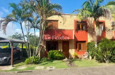 Casa em condomínio fechado com 3 quartos à venda na avenida vicente monteggia, 2212, cavalhada, porto alegre, 142 m2 por r$ 620.000