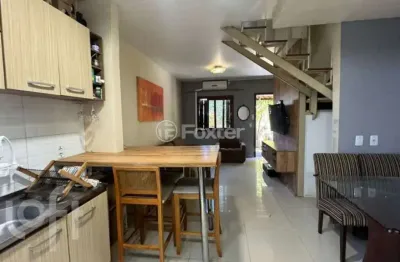 Casa em condomínio fechado com 2 quartos à venda na estrada campo novo, 361, ipanema, porto alegre, 58 m2 por r$ 266.000