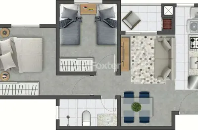 Apartamento com 2 quartos à venda na avenida comendador ismael chaves barcellos, 685, engenho, guaíba, 56 m2 por r$ 245.000
