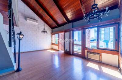 Cobertura com 3 quartos à venda na rua celeste gobbato, 195, praia de belas, porto alegre, 187 m2 por r$ 800.000