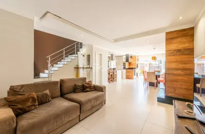 Casa em condomínio fechado com 3 quartos à venda na rua jorge babot miranda, 680, aberta dos morros, porto alegre, 200 m2 por r$ 960.000