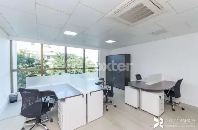 Sala comercial com 1 sala à venda na rua furriel luiz antônio de vargas, 380, bela vista, porto alegre, 46 m2 por r$ 650.000