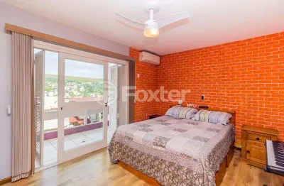 Casa em condomínio fechado com 3 quartos à venda na rua erechim, 100, nonoai, porto alegre, 190 m2 por r$ 730.000