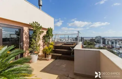 Cobertura com 3 quartos à venda na rua doutor barcelos, 1203, tristeza, porto alegre, 165 m2 por r$ 807.500