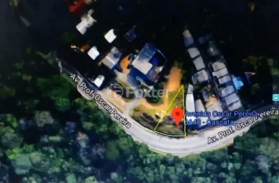Terreno comercial à venda na avenida professor oscar pereira, 6640, cascata, porto alegre, 414 m2 por r$ 237.500
