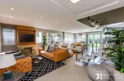 Casa em condomínio fechado com 3 quartos à venda na avenida coronel marcos, 1239, pedra redonda, porto alegre, 300 m2 por r$ 2.790.000