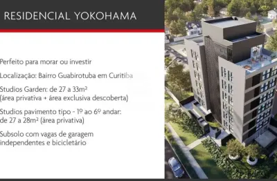 Kitnet / stúdio à venda na rua santo inácio de loyola, 55, jardim das américas, curitiba por r$ 310.000