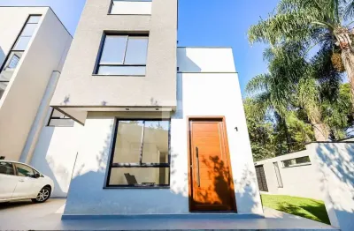 Casa em condomínio fechado com 3 quartos à venda na rua joão batista dallarmi, 1166, santo inácio, curitiba por r$ 1.590.000