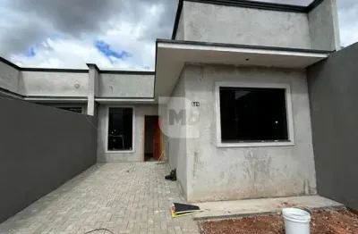 Casa com 2 quartos à venda na rua arthur hasselmann, 185, fazenda velha, araucária por r$ 405.000