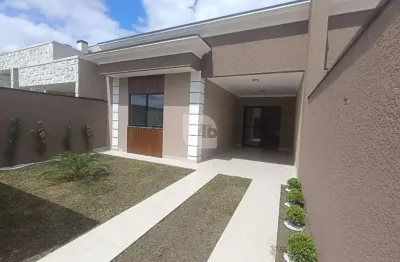 Casa com 3 quartos à venda na rua judite brunato cantador, 265, iguaçu, araucária por r$ 590.000