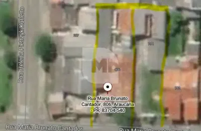 Terreno à venda na rua maria brunatto cantador, 806, fazenda velha, araucária por r$ 850.000