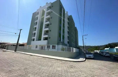 Apartamento semi mobiliado de 2 quartos e sacada com churrasqueira em biguaçu - sc