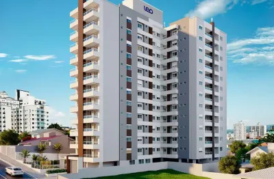 Apartamento novo, 2 dorms, suíte e condomínio com lazer em barreiros - são josé/sc