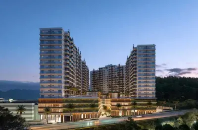 Apartamento de 01 e 02 dormitórios com 01 ou 02 suítes e lavabo em são josé/sc