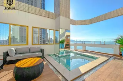Cobertura triplex / frente mar / 4 suítes / balneário camboriú-sc