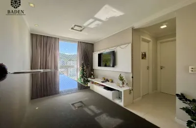 Apto 2 dormitórios / 01 suíte / garden village / mobiliado / decorado / sc