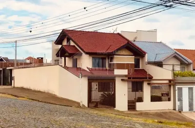 Casa residencial com 4 quartos  à venda, 240.00 m2 por r$750000.00  - jardim carvalho - ponta grossa/pr