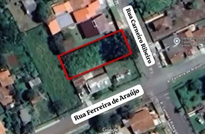 Terreno à venda na Rua Carneiro Ribeiro, 350, Uvaranas, Ponta Grossa