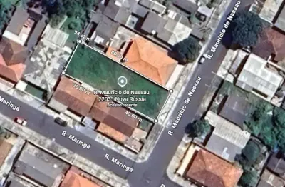 Terreno à venda, 432.00 m2 por r$150000.00  - nova russia - ponta grossa/pr