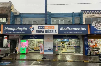 Comercial para alugar, 46.00 m2 por r$1690.00  - nova russia - ponta grossa/pr