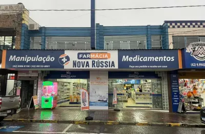 Sala comercial para alugar, 40.00 m2 por r$1190.00  - nova russia - ponta grossa/pr