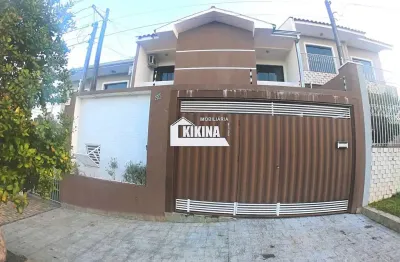 Sobrado com 3 quartos  à venda, 133.00 m2 por r$520000.00  - jardim carvalho - ponta grossa/pr