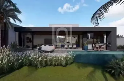 Casa projeto moderno à venda no condomínio alphaville nova esplanada em votorantim- sp