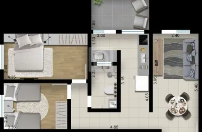 Apartamento novo à venda no bairro wanel ville, zona oeste de sorocaba