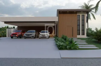 Casa térrea em construção no condomínio saint patrick sorocaba