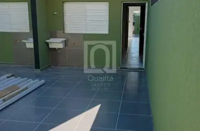 Casa recém finalizada com 1 dormitório no jardim ametista - cajuru do sul