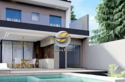 Lançamento de casas alto padrão, 3 suítes ou 4 dorms, piscina.