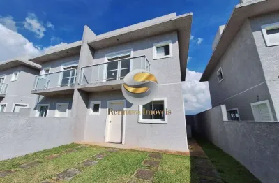 Aluga sobrado novo 3 dormitório sendo 1 suite, 2 vagas, quintal grande..