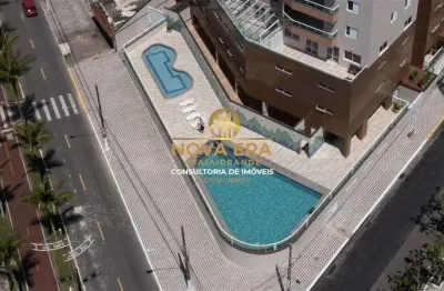 Vista mar prédio frente mar 2 dorm,  r$332 mil de entrada,sacada gourmet ,lazer