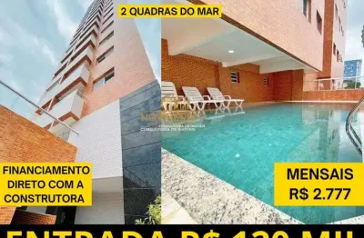 R$ 120 mil de entrada pronto p/ morar, 2 dormts lazer completo, 2.777 por mês