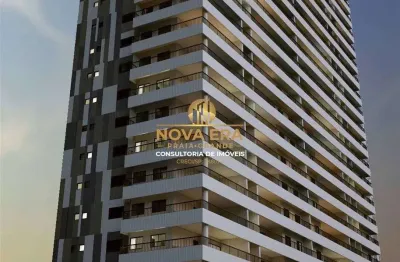 Pé na areia, 33 mil entrada, 2 dorm, 1suite , 2 vagas sacada e lazer completo