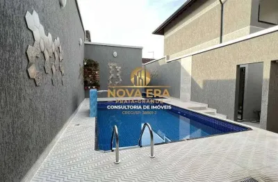 Linda casa de condomínio com piscina e área gourmet, fino acabamento r$335 mil